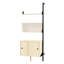 Branch 31.5 " W Solid Wood Powder Coated Steel Storage Rack-2012408151