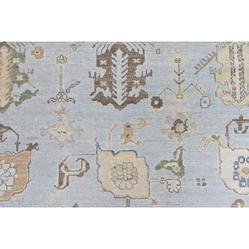 Hand Knotted Wool Oriental Indoor Rug