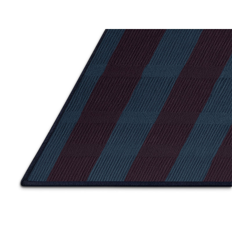 Tapis mauve lavable à la machine, Rond 5 pi