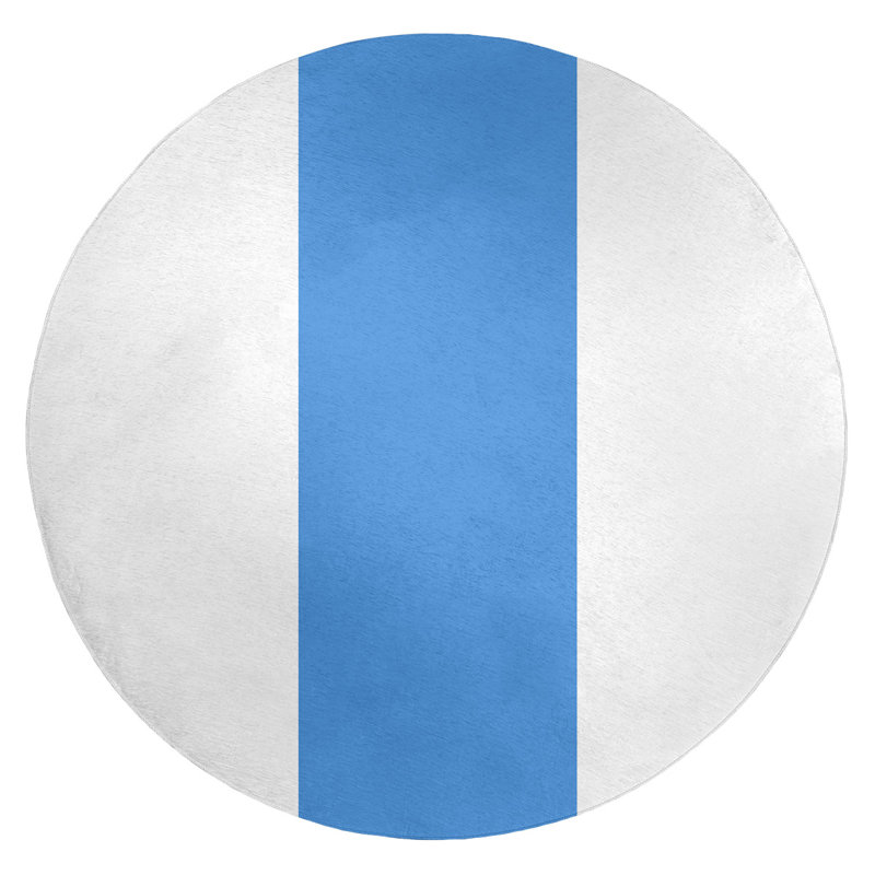 Chenille Indoor Rug, Round 5'