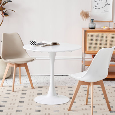 Metal Base Dining Table