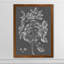 « feuillage de graphique vi » par paul cezanne-photo-cadre, reproduction d’art-122192254-122419489-122419490