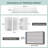 Chouchanik Recessed and Surface Framed 3 Door Medicine Cabinet with Mirror and Shelves-1142222771-1196920665