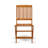 5 Piece Outdoor Patio Dining Sets Includes an Oval Acacia Wood Table and 4 Folding Side Chairs, Natural Oil-1015551639