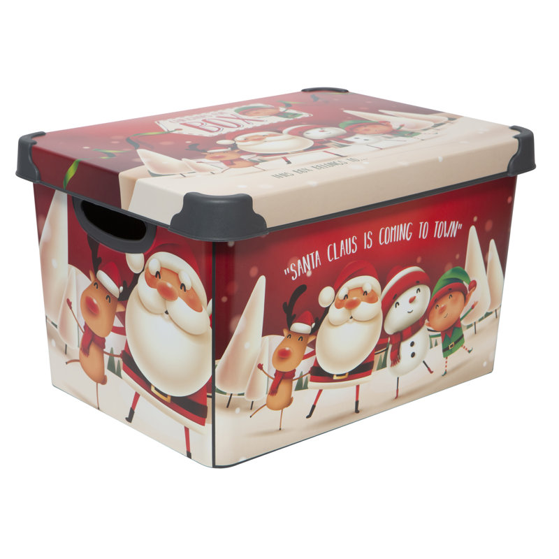 Sac de rangement en plastique Santa Clause is Coming to Town