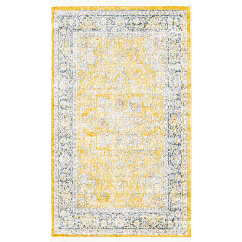Oriental Indoor Rug, Rectangle 3'3" x 5'3"