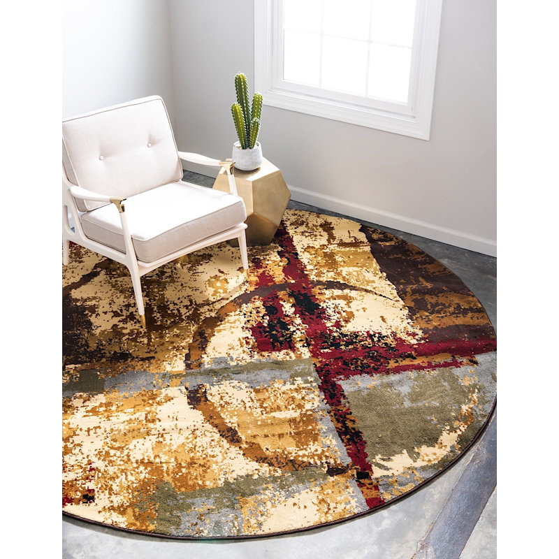 Adetomiwa Geometric Indoor Rug, Rectangle 4'1" x 6'1"