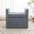 Upholstered Storage Ottoman Chair With Arms, 26" Multifunctional Accent Chair With Hidden Storage For Living Room, Bedroom, 2 Colors Available-283127577