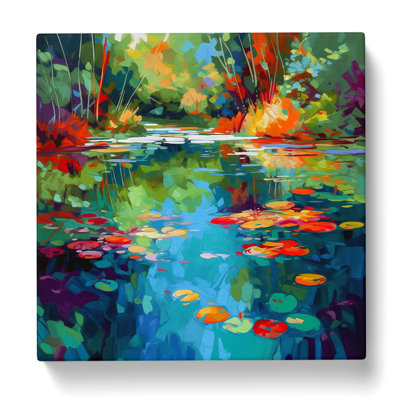 Pond Fauvism - Wrapped Canvas