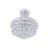 Andres Crystal 18" Chrome Chandelier for Dining Rooms Living Rooms Staircases Foyers, 8-Light with E12 Bulb Base-31769326