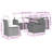 Vidaxl Garden Sofa Set Beige