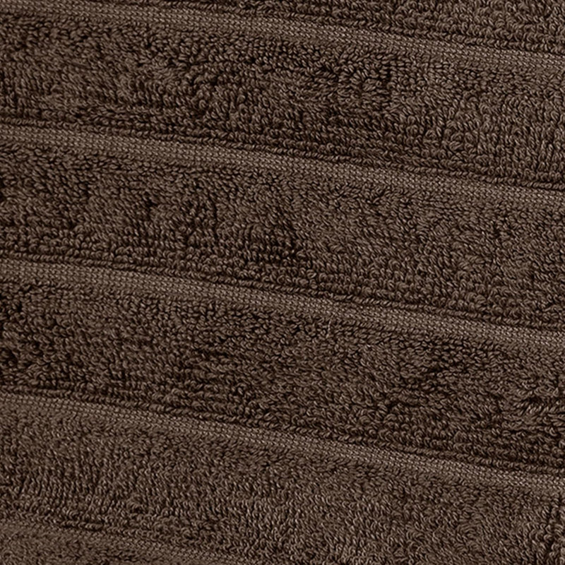 Fralick 6 Piece %100 Turkish Cotton Washcloth Set 13" x 13", Chocolate