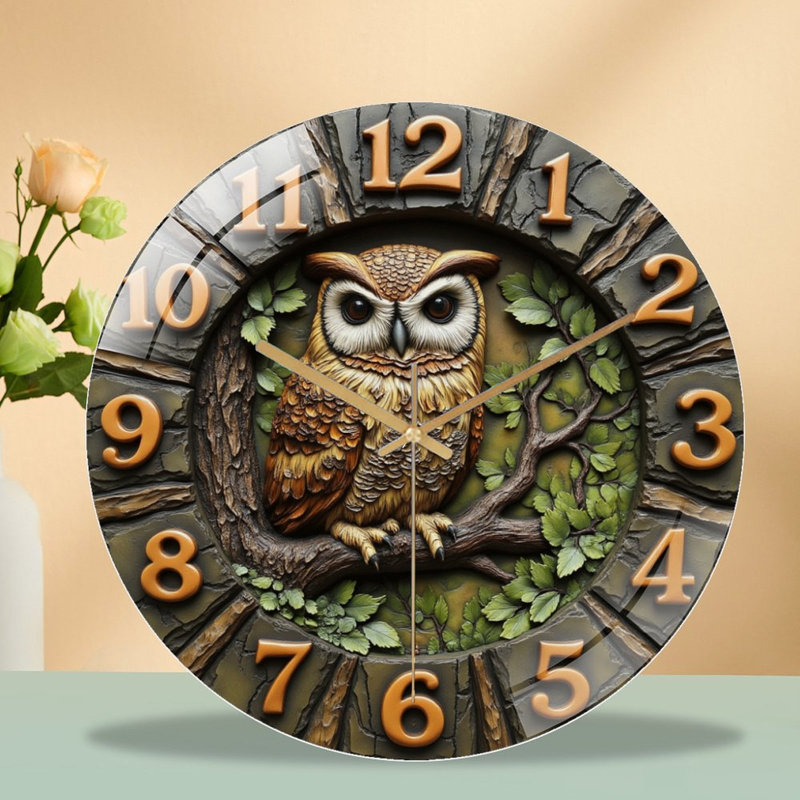Horloge murale Creative Owl