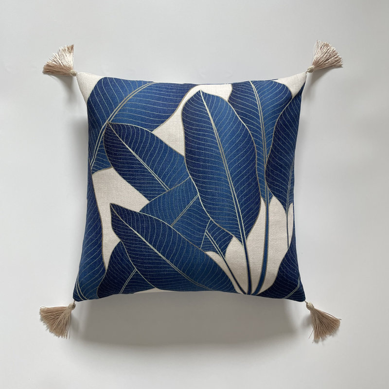 Boho Tropical Throw Pillow