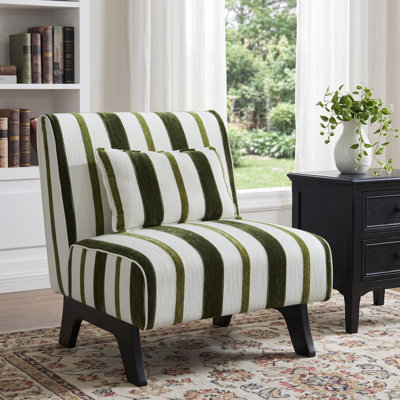 Langner 29.3" W Upholstered Accent Chair with Pillow