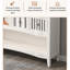 Console d'entrée chic avec rayures et blocs de couleur avec rangement-1351001285
