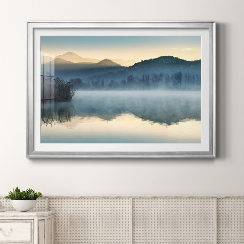 " Quiet Morning ", Silver, 26.5" H x 36.5" W x 1.5" D