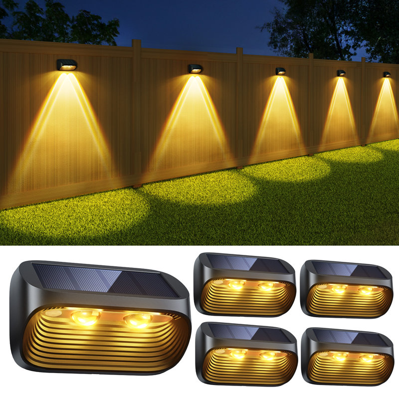 Solar Powered Integrated Led Deck Light Pack