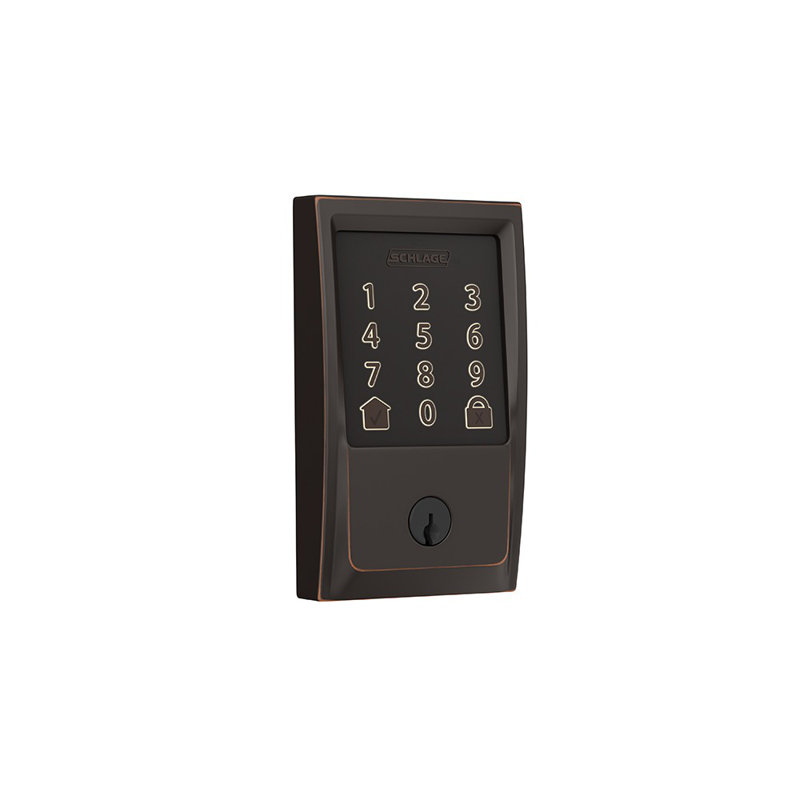 Encode Smart WiFi Deadbolt with Century Trim, Aged Bronze, Yes