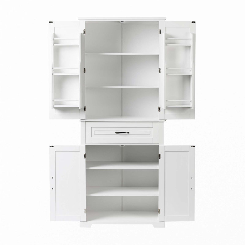 Bathroom Storage Cabinet, White