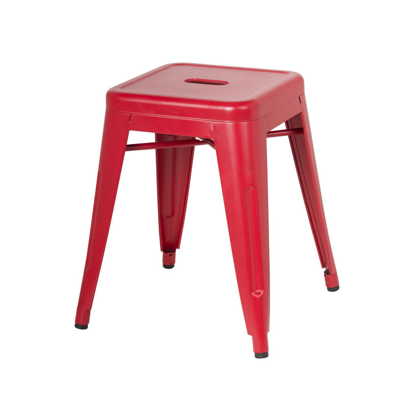 18.3'' H Stool, Red