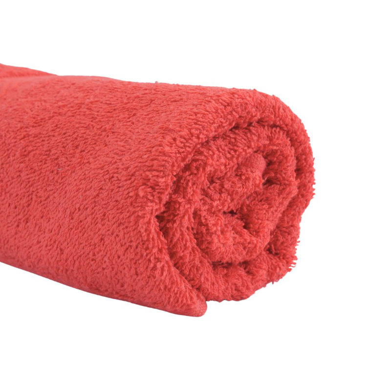 100% Cotton Hand Towel, Dark Brick
