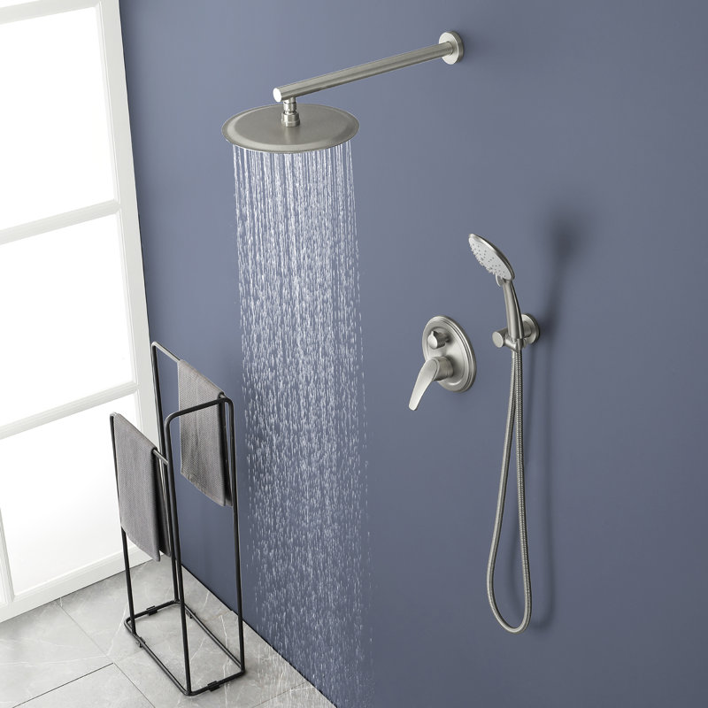 All-In-One Kit with Rough in-Valve, Brushed Nickel