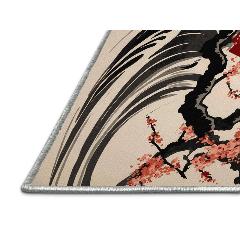 Rippling Sakura Rug, Round 3'