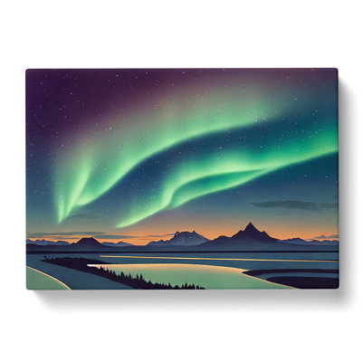 Fearless Northern Lights - Wrapped Canvas