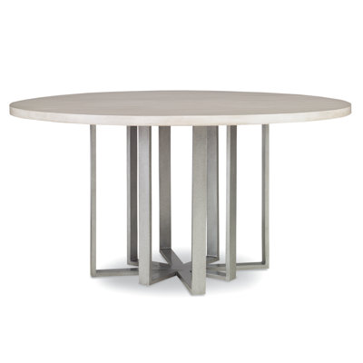 Fripp Round Mahogany Wood Dining Table