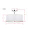 Billie Fabric Semi Flush Mount