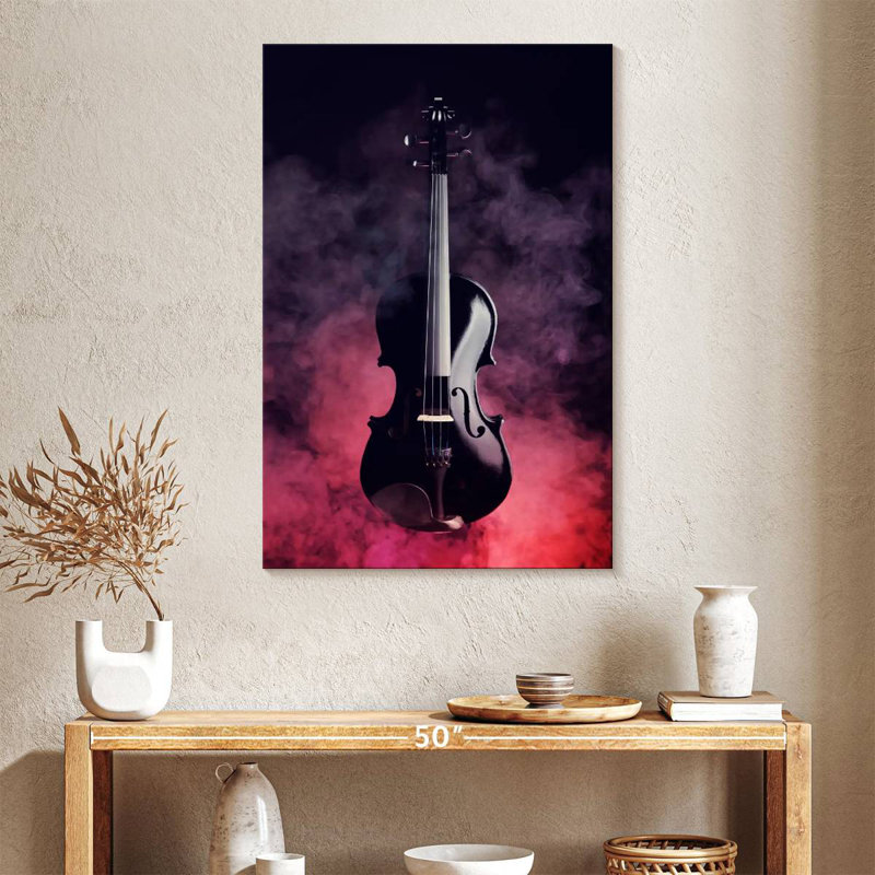 Abarca Black Violin Smoke, 24" H x 16" W