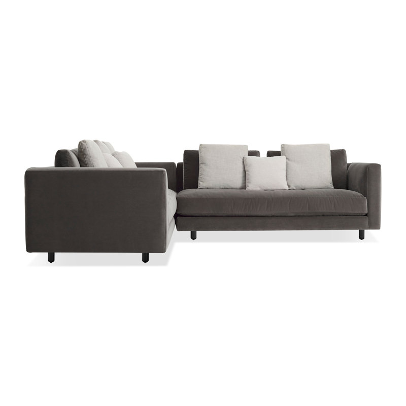 Hands Down Sectional, Right Hand Facing, Tofte Navy, Tofte Navy Polyester Blend