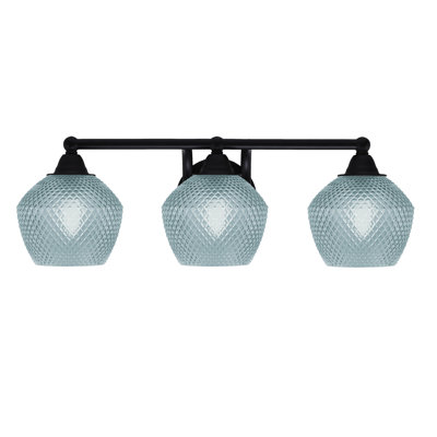 Barre d'éclairage de salle de bain 3 lumières Mukkesh