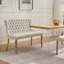 Banc capitonné Velvetta Mid Century Modern