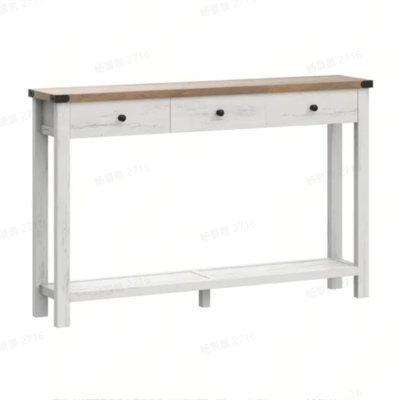 Sahai Console Table with 3 Drawers