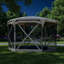 Tente escamotable 11 x 11 pi avec toit amovible