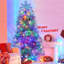 Arbre de Noël artificiel illuminé avec branches articulées et lumières DEL Taylor