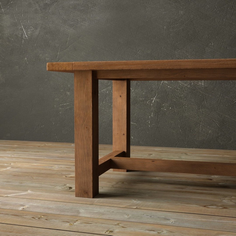 Teak Solid Wood Top Dining Table