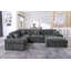 Canapé modulaire en chenille 5 places-129974424