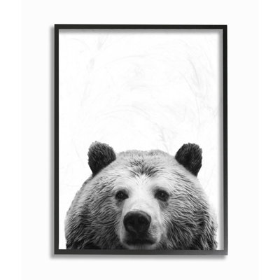 « bear head animal design », impression sur toile
