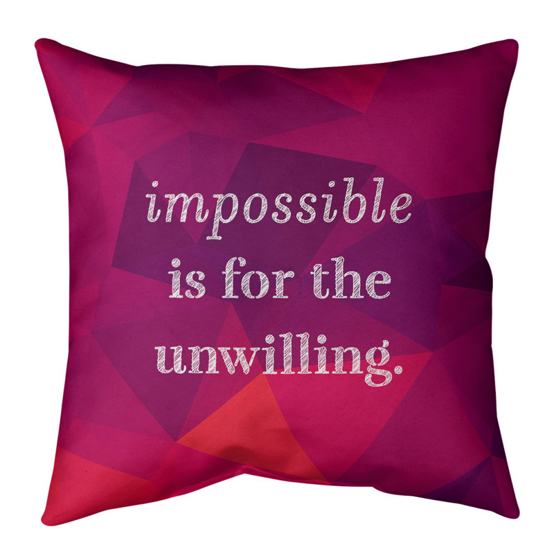 Coussin de sol, 40 po x 40 po, Rose / Orange