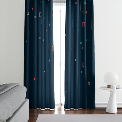 Semi Sheer Curtain Pair