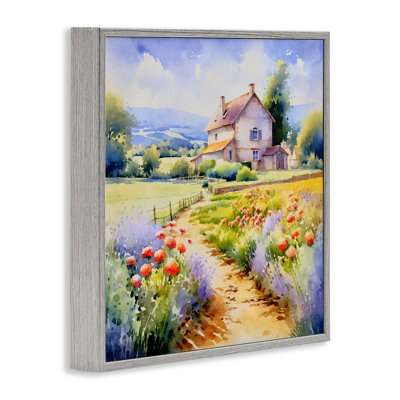 "Provence Cottage Gardens", estampe numérique par Andrea Haase