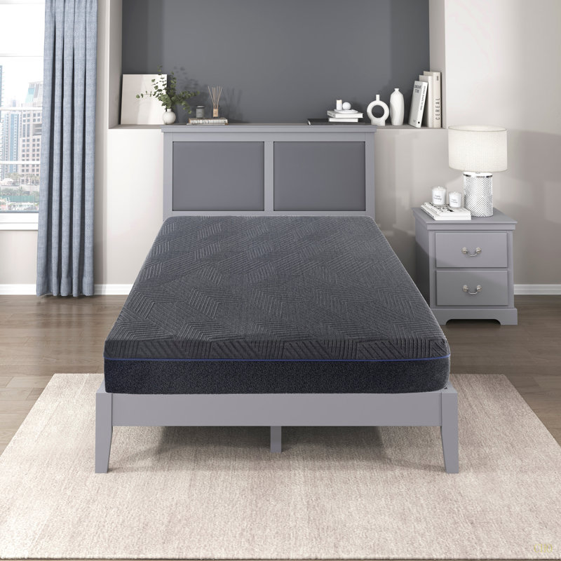 Matelas en mousse viscoélastique imprégnée de gel 11 pouces, Lit double