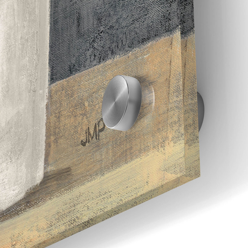 «Rustic Kitchen Gray» par Julia Purinton, art mural en verre acrylique, H 24 po x l 36 po x P 0,2 po