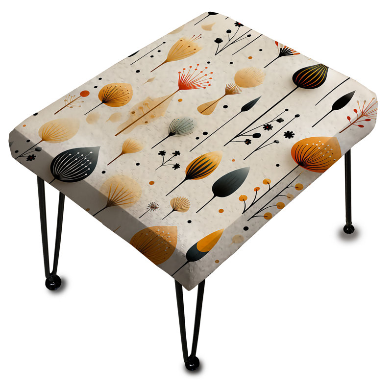 Scandinavian Midcentury Harmony - Repose-pieds rectangulaire Mid-Century