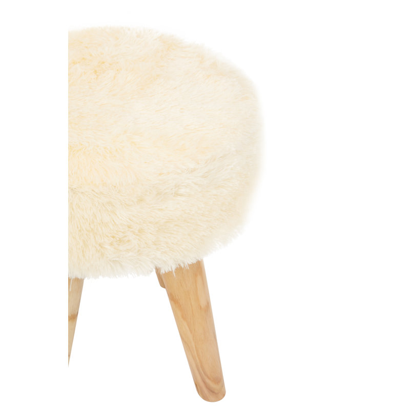 Raine Solid Wood Accent Stool