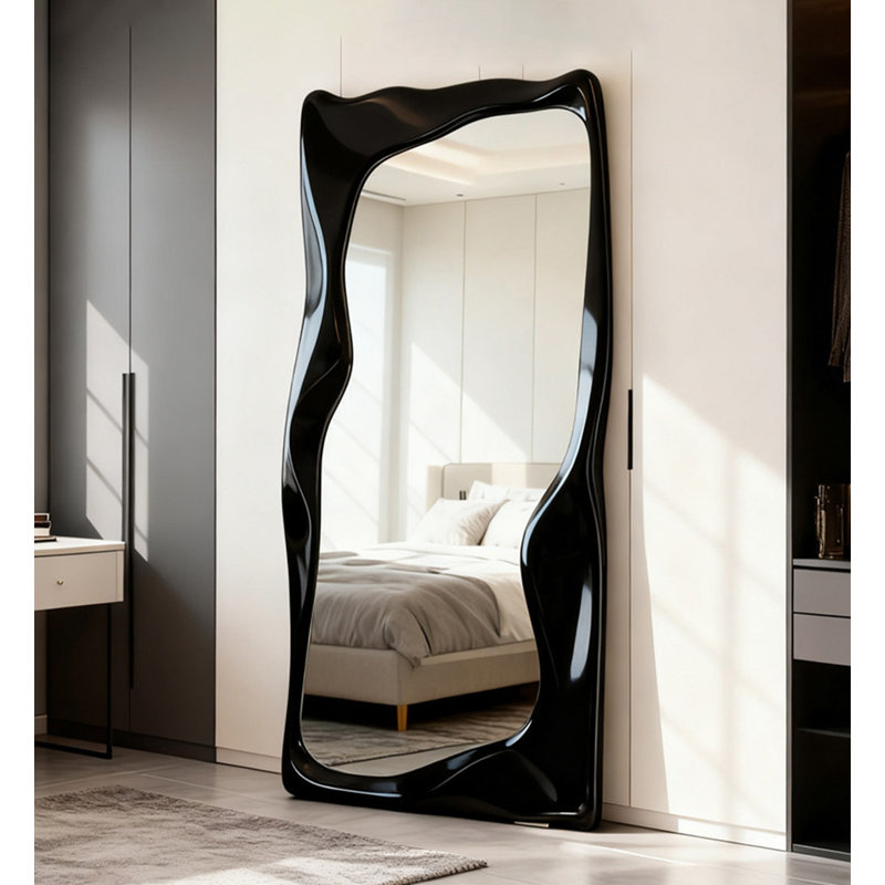 Miroir Nordic Unique, 70.87" H x 31.5" W, Black