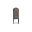 Chaise d'appoint rembourrée Manhattan / noire / beige Manhattan